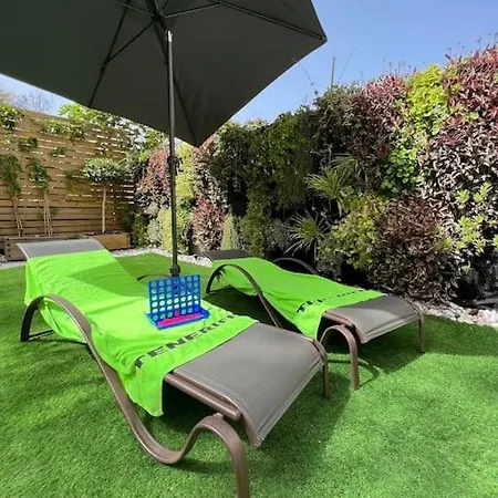 Relaxing Garden Los Cristianos Con Jacuzzi Y Barbacoa Arona  Exterior photo