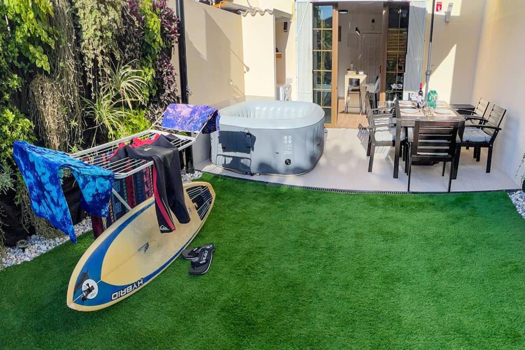 Apartment Relaxing Garden Cristianos Con Jacuzzi Y Barbacoa